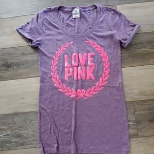 "PINK" t-shirt.